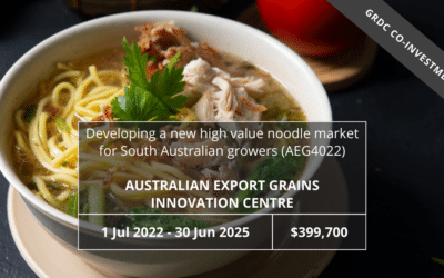 Developing a new high value noodle market for South Australian growers (AEG4022)