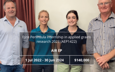 Eyre Peninsula internship in applied grains research 2023-24 (AEP1422)