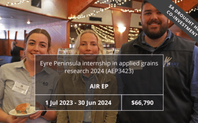 Eyre Peninsula internship in applied grains research 2024 (AEP3423)