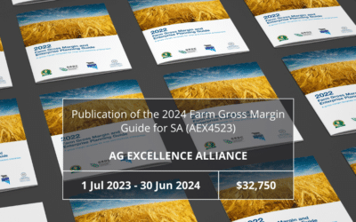 Publication of the 2024 Farm Gross Margin Guide for SA (AEX4523)