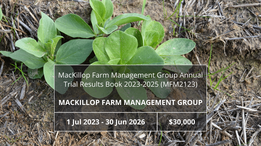 MacKillop Farm Management Group Annual Trial Results Book 2023-2025 (MFM2123)
