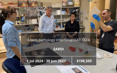 Grains pathology internship (SAR3324)