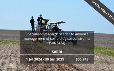 Specialised research seeder to advance management of soil biological constraints (SAR3424)