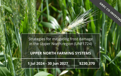 Strategies for mitigating frost damage in the Upper North region (UNF1724)